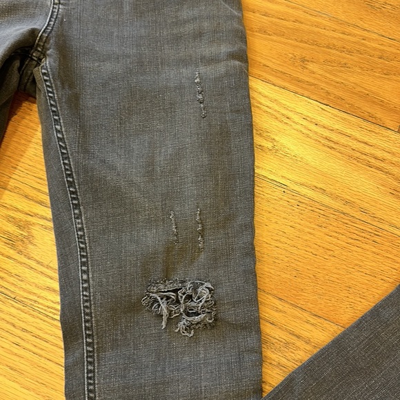 Sandro skinny jeans size 30. Distressed. Button fly dark gray. - Picture 2 of 11